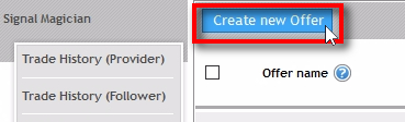 Create a second Offer Click on Create new Offer button to create a second Offer. This time for the buttons without a trial period.