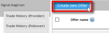 Create a second Offer Click on Create new Offer button to create a second Offer. This time for the buttons without a trial period.