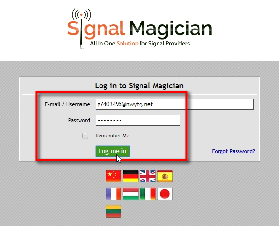 Log in as a new customer to see how the member's area looks We use login information of the newly created username to access the member area. This is to show you how customers will see it.