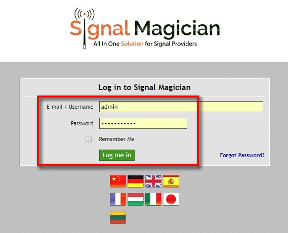 Log in back as admin Now let's login back as admin to see how this new username looks like.