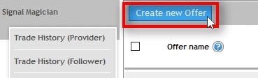 Create a second Offer Click on Create new Offer button to create a second Offer. This time for the buttons without a trial period.