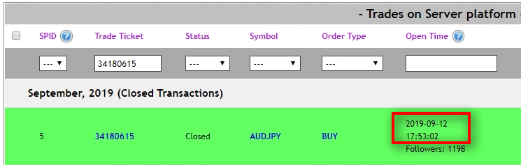 The master trade was opened at 17:53:02, which would be about 15:53:07 in the VPS server's timezone.
The difference between the 15:53:07 (actual trade open time) and 15:55:55 (when the Client EA received a trade) is 168 seconds. That's 2 minutes and 48 seconds difference.
It means the Client EA received the trade 2 minutes and 48 seconds later.
That is not good news.
Let's gid deeper into the log messages and see if we can find more useful information.